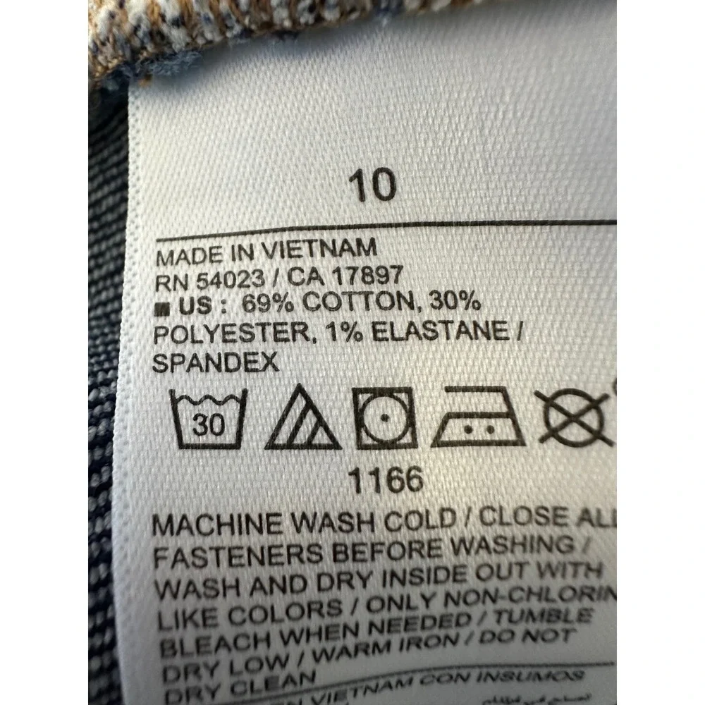 Old Navy Women Wow Boot Cut Jeans Size 10 Dark Wash Mid-Rise Denim Pants Classic